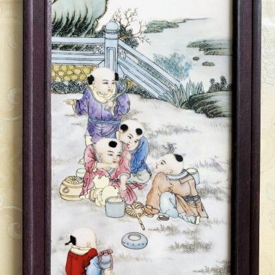 TRANH SỨ NGŨ PHÚC LÂM MÔN